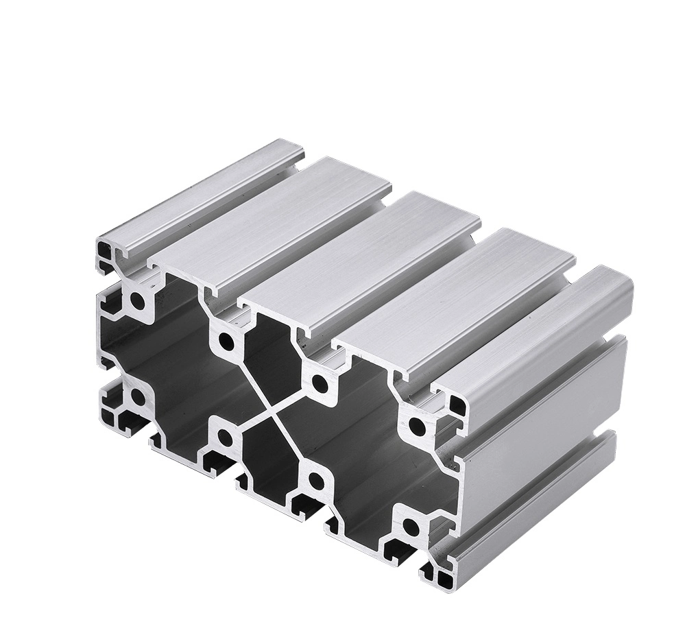 Aluminium Alloy Anodzied Silver T-Slot Extrusion Aluminium Profile