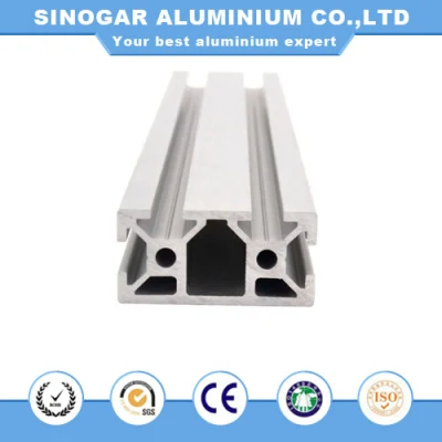 Profilo in alluminio industriale 4040 con fessura da 8 mm in lega di alluminio anodizzato argento per telaio